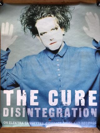 The Cure Disintegration Rare Promo Poster 