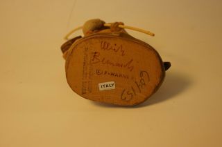 Anri Beatrix Potter Mr.  Jeremy Fisher (frog) wood figurine,  rare, 6