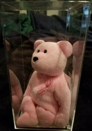Prototype Pink Breast Cancer Bear Beanie Baby 