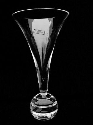 Exquisite Rare Saint St.  Louis Crystal " Diabolo " Fluted Champagne