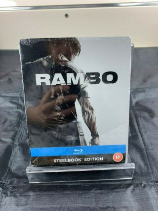 Rambo Blu - Ray Steelbook Zavvi Exclusive Uk Rare,  New/sealed