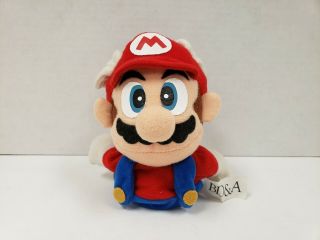Rare Mario Bros Wing Cap Nintendo 64 Beanie Plush Bd&a 6”