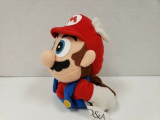 Rare Mario Bros Wing Cap Nintendo 64 Beanie plush BD&A 6” 2