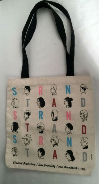 Rare 2008 Adrain Tomine Illustrated Book Bag For The Strand
