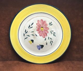 Stangl Pottery Terra Rose Floral Rare Extra Large 14 1/2 " Plate/ Platter Euc