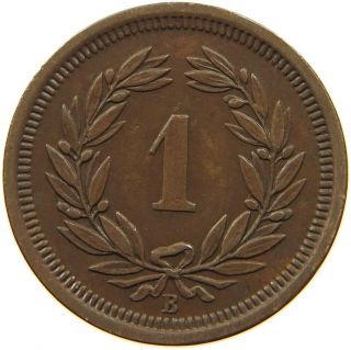 Switzerland Rappen 1889 Rare T67 219