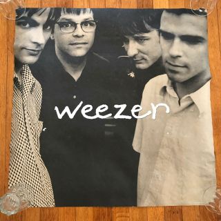 Weezer Official Promotional Poster 24” X 24” 1996 Geffen Print Pinkerton Rare