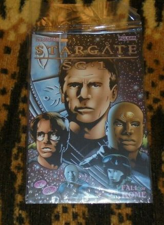 Rare Stargate Sg - 1 Fall Of Rome Prequel Platinum Foil Only 850 Printed With