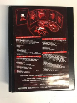 DAWN OF THE DEAD (1979) George A.  Romero 4 DVD Set RARE OOP ULTIMATE EDITION 2