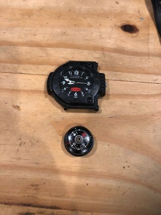 Vintage Rare Casio Pathfinder Watch Mw - 45 No Band W/compass Needs Battery