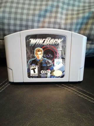 Winback Covert Operations Nintendo 64 N64 Authentic Video Game Retro Rare Good