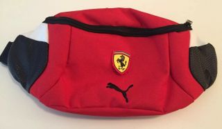 Authentic Puma Ferrari Red F1 Team Waist Bag Fanny Pack Rare