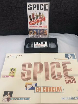 Spice Girls Concert In Istambul French Limited Edition With Poster Rare