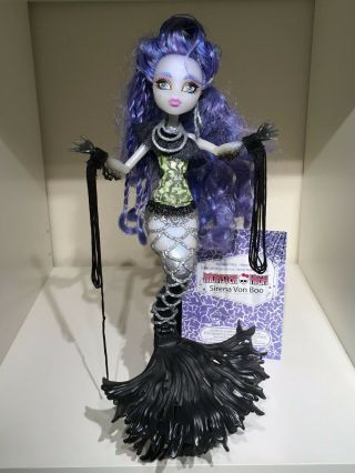 Monster High Freaky Fusion Sirena Von Boo Doll Rare