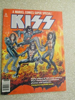 Kiss Marvel Comic - Simmons Stanley Frehley Criss Rare