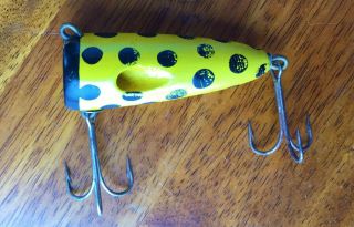 Rare Biff Bait Co.  Master Biff Yellow Spotted Lure