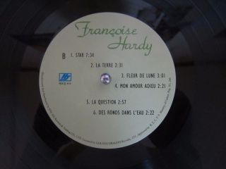 FRANCOISE HARDY COMMET TE DIRE ADIEU RARE KOREA LP UNIQUE SLEEVE french folk pop 4