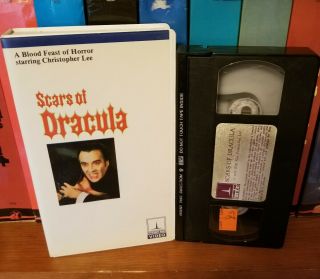 Scars Of Dracula - Christopher Lee Hammer Thorn Emi Clamshell Rare