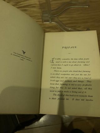 Rare English Farming And Why I Turned It Up Ernest Bramah First Edition 1894 4