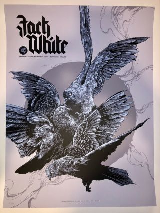 Jack White Birmingham England Poster Print Ken Taylor Rare Numbered 50 Artist Ap