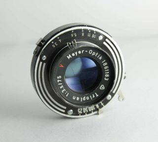 Ultra Rare Meyer - Optik Gorlitz Trioplan F/3,  5 75mm Lens W/ Shutter 3,  5/75 Bokeh