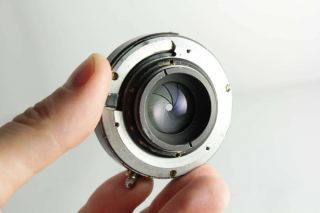 ultra rare Meyer - Optik Gorlitz TRIOPLAN F/3,  5 75mm Lens w/ shutter 3,  5/75 bokeh 5