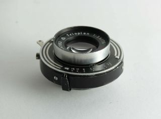 ultra rare Meyer - Optik Gorlitz TRIOPLAN F/3,  5 75mm Lens w/ shutter 3,  5/75 bokeh 7