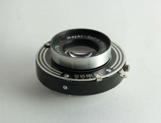 ultra rare Meyer - Optik Gorlitz TRIOPLAN F/3,  5 75mm Lens w/ shutter 3,  5/75 bokeh 8