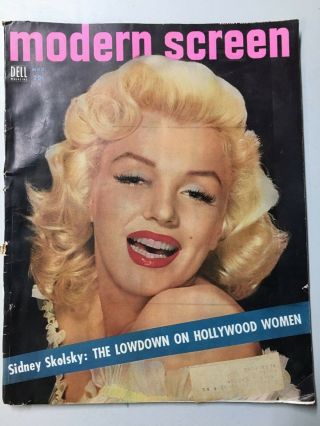 Modern Screen March 1954 Marilyn Monroe Rare