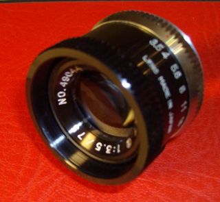 E - Lucky Enlarger / Enlarging Lens.  75 Mm F 3.  5.  Rare