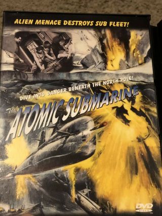 The Atomic Submarine (dvd,  1998) Rare & Oop,  Snap Case