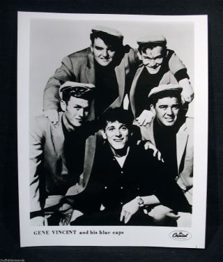 Gene Vincent - A Rare 8 X 10 Publicity Photograph - Early Rock & Roll Group