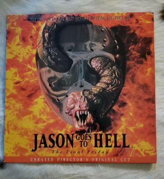Rare Jason Goes To Hell: The Final Friday Laserdisc Unrated Director 