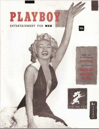 Playboy December - 1953 Rare - First Issue With Marilyn Monroe - Pdf Format