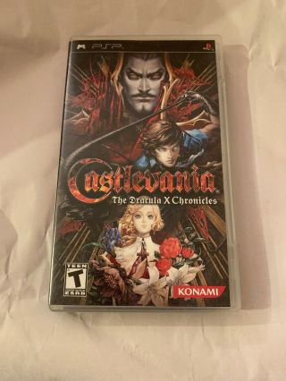 Rare Sony Psp Playstation Castlevania: The Dracula X Chronicles Cib Black Label