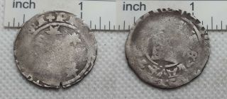 Rare Coin Bohemian Silver Prague Groschen John Of Luxemburg 1310 - 1396 81