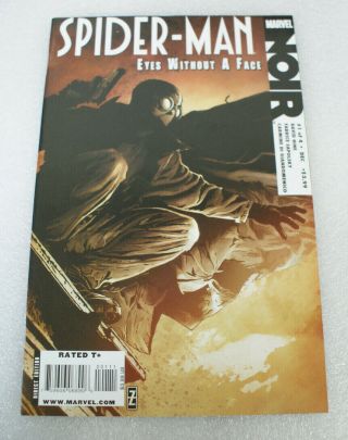 Spider - Man Noir Eyes Without A Face 1 1st Printing Rare Marvel 2009