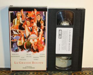 La Grande Bouffe [vhs 1998] Rare Cult Classic Collectable French W/ English Subs