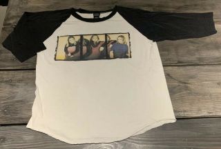 90’s Hanson Official Band Vintage Rare - T Shirt Large - Baseball Style Tee