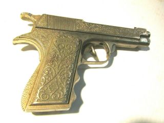 RARE HUBLEY FORTY - FIVE.  45 TOY CAP PISTOL WITH HOLSTER 4