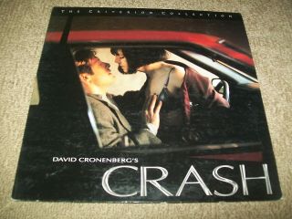 Crash Criterion Laserdisc Ld Widescreen Format Very Good David Cronenberg Rare