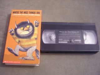 Rare Oop Where The Wild Things Are Vhs Video Maurice Sendak Carole King Nutshell