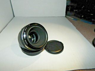Canon Eos Ef 50mm Mark I F1.  8 Prime Lens Rare Metal Mt.  Version Af Lens - Sharp