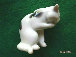 Rare Old B&G Danmark Small Porcelain Cat Figurine 2143 Bing & Grondahl Denmark 3