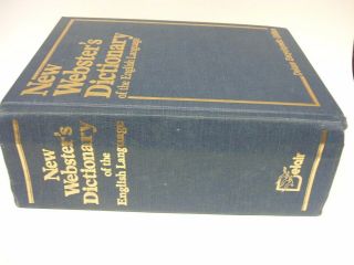 Webster ' s Dictionary of the English Language RARE - 1981 Vintage Hardcover 3