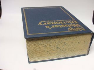 Webster ' s Dictionary of the English Language RARE - 1981 Vintage Hardcover 4