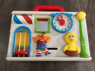 Sesame Street Illco Baby Crib Toy Playpen Activity Center Henson - Rare Vintage