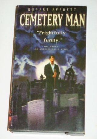 Cemetery Man Vhs Rare Htf Comedy Horror Zombies Michele Soavi