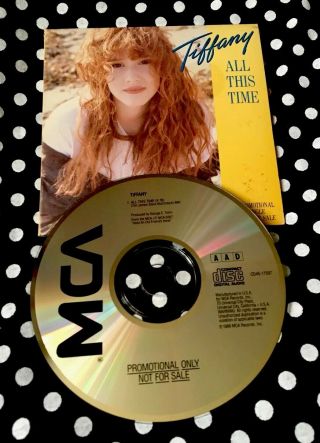 Tiffany - All This Time Rare 1989 Promo Cd Single