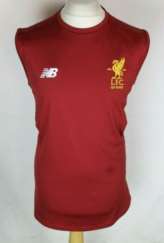 Liverpool Football Training Vest Shirt 17 - 18 Balance Rare Mens Xl